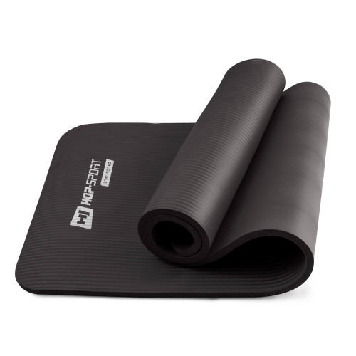 Мат для фітнесу  Hop-Sport HS-N015GM 1,5 см black - фото №3
